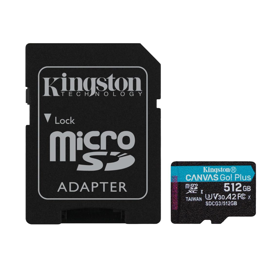 MEMORY CARD MICRO SD/TRANSFLASH 512GB KINGSTON CLASSE 10 SDCS3/512GB